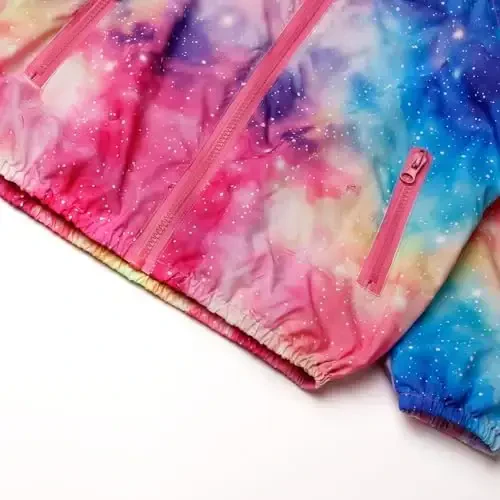 WELAKEN qizlar va bolalar uchun engil kurtka II Qizlar uchun suv o'tkazmaydigan kurtka - 5