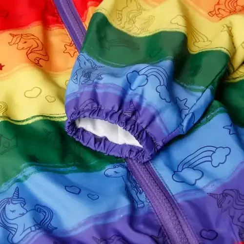 WELAKEN qizlar va bolalar uchun yengil kurtka II Qizlar uchun suv o'tkazmaydigan kurtka - 3