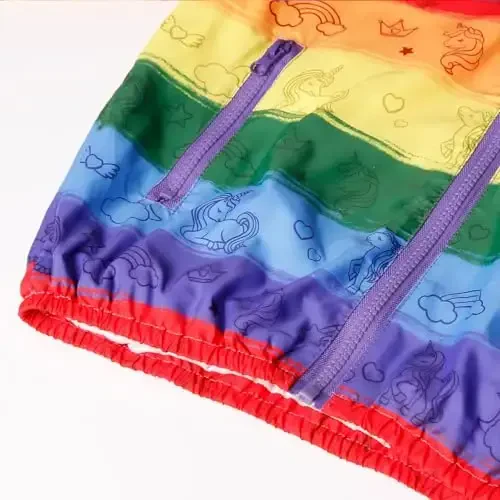 WELAKEN qizlar va bolalar uchun yengil kurtka II Qizlar uchun suv o'tkazmaydigan kurtka - 5