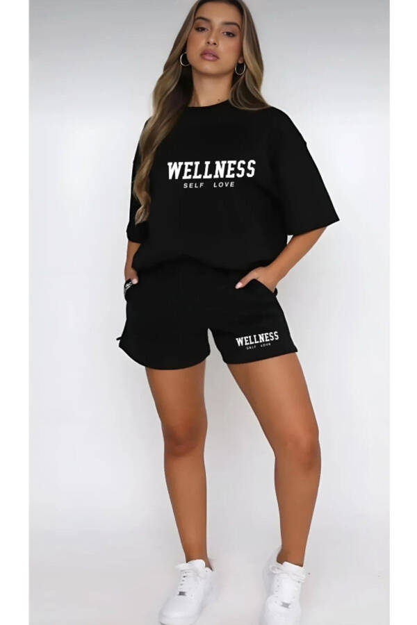 WELLNESS Printed Shorts and T-Shirt Set - 8