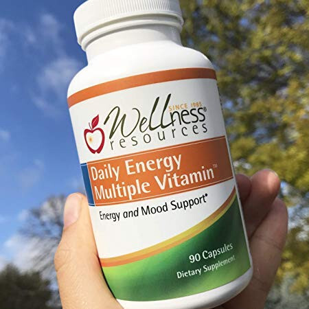 Wellness Resources Günlük Enerji Çoklu Vitamin - %100 Koenzim B Vitaminleri (Metilfolat ve Metilleştirilmiş B12 dahil) Enerji, Stres ve Ruh Hali için Diğer Önemli Kofaktörlerle (90 Kapsül) - 7