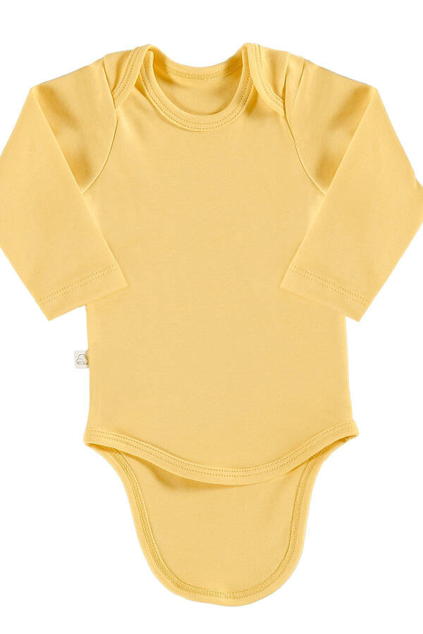 Wells Unisex 9 Piece Hospital Discharge Set Organic Cotton Newborn Outfit - Mustard - 2