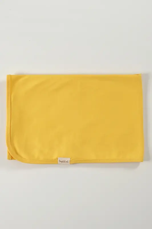 Wells Unisex 9 Piece Hospital Discharge Set Organic Cotton Newborn Outfit - Mustard - 3