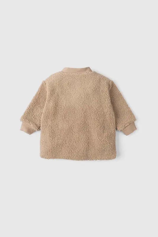 Wellsoft Baby Cardigan Cotton Patterned Beige - 3