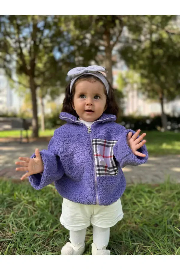 Wellsoft Plush Unisex Fermuarlı Qishki Chaqaloq Bolalar Ko'ylagi Chaqaloq Ko'ylagi Bolalar Paltosi Ko'ylagi - 2