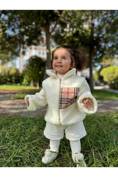 Wellsoft Plush Unisex Zippered Winter Baby Kids Jacket Baby Hoodie Kids Coat Hoodie - Modazone (1)