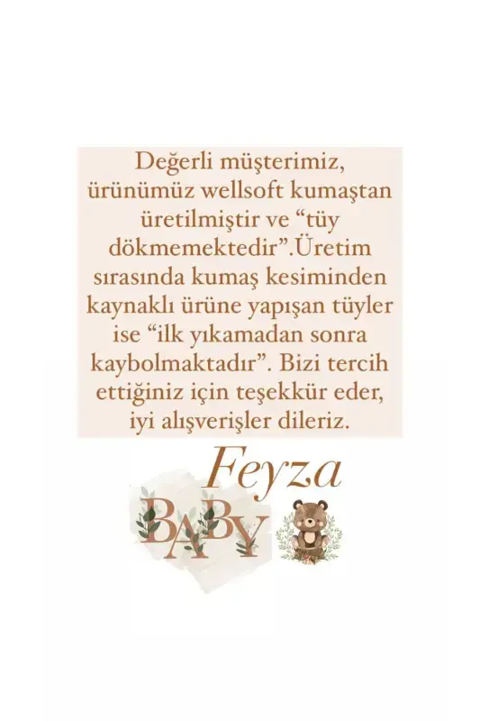 Wellsoft Unisex Bolalar Kombinezoni - 5