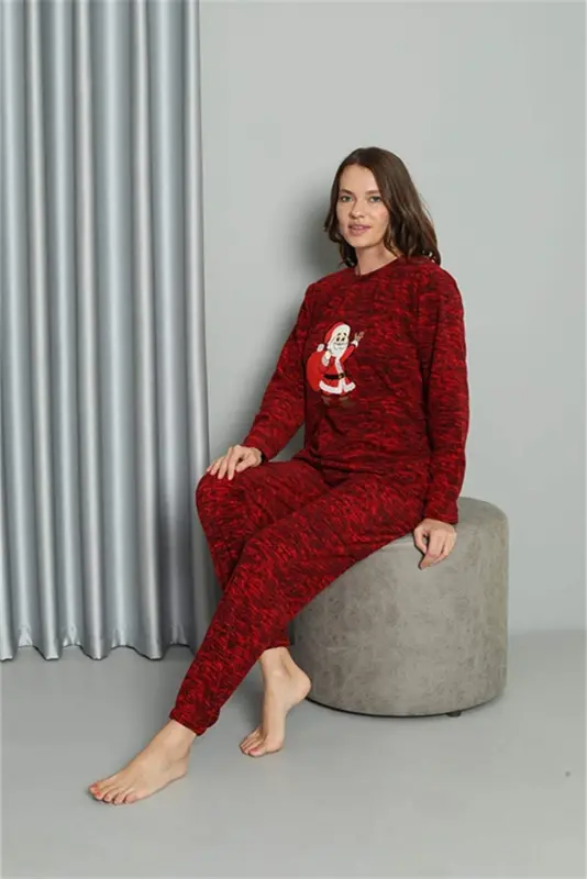 Welsoft Ayol Polar Sevishganlar Kombinatsiyasi Pijama To'plami 50125 Bitta To'plam Narxi - 14