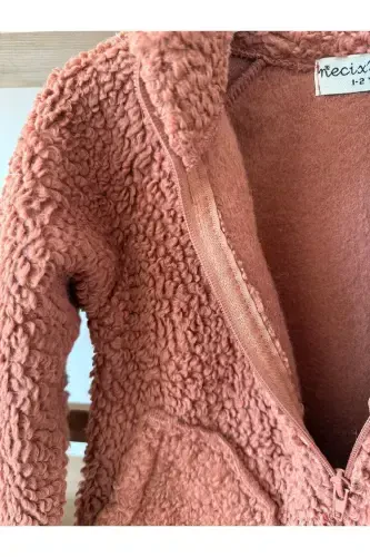 Welsoft Boys' Zippered Side Pocket Plush Jacket - 3