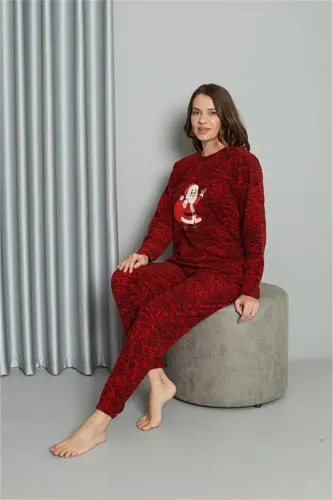 Welsoft Kadın Polar Sevgili Kombini Pijama Takımı 50125 Tek Takım Fiyatıdır - 17