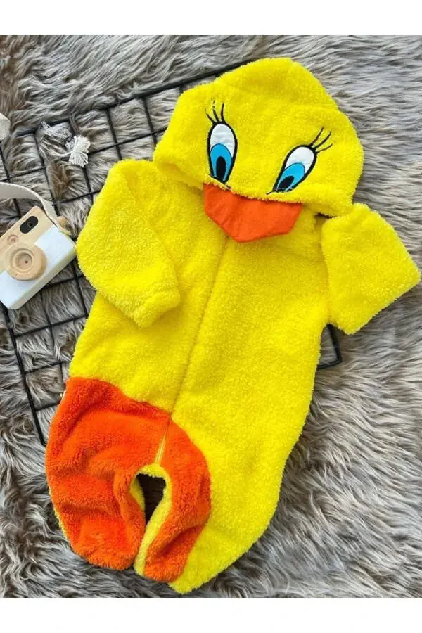 Welsoft plyushli uniseks fermuarlı qishki o'rdak chaqaloq uxlash xalta - 5