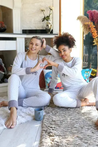 Welsoft Polar Ayollar Pijama Toʻplami 8515 - 1