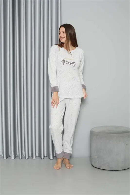 Welsoft Polar Ayollar Pijama Toʻplami 8515 - 4