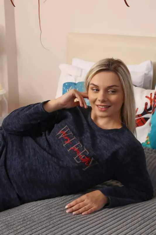 Welsoft Polar Ayollar Pijama To‘plami 8517 - 3