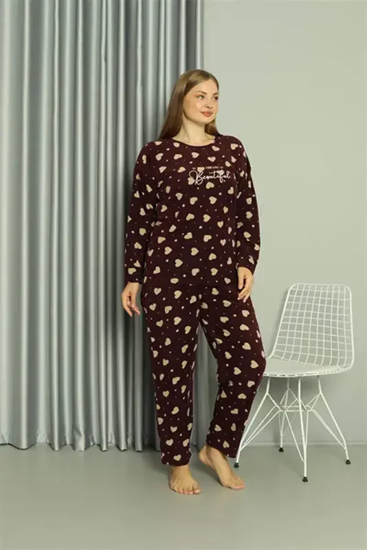 Welsoft Polar Women's Plus Size Pajama Set 808041 - 3
