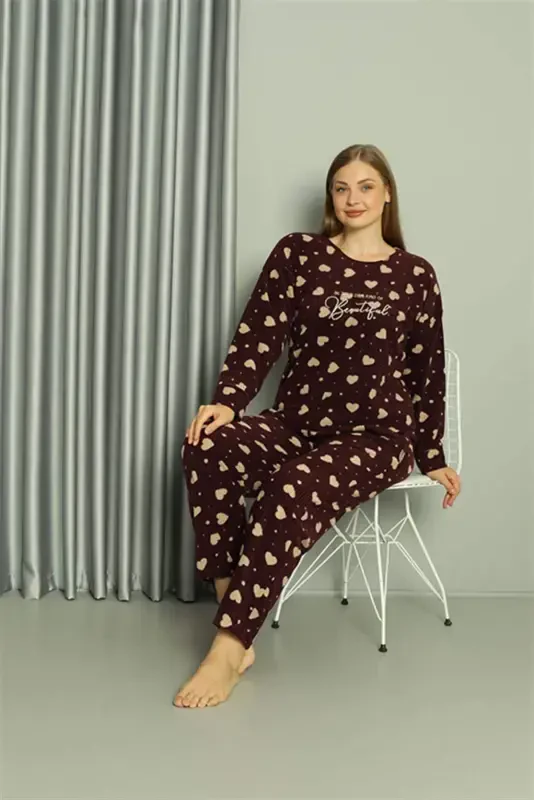 Welsoft Polar Women's Plus Size Pajama Set 808041 - 4