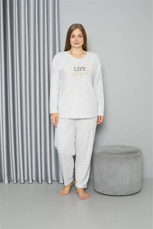 Welsoft Polar Women's Plus Size Pajama Set 808050 - 3