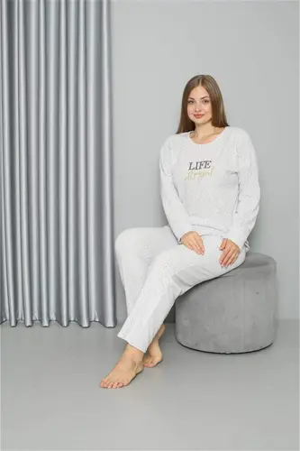 Welsoft Polar Women's Plus Size Pajama Set 808050 - 4