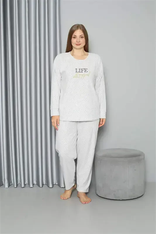 Welsoft Polar Women's Plus Size Pajama Set 808050 - 3