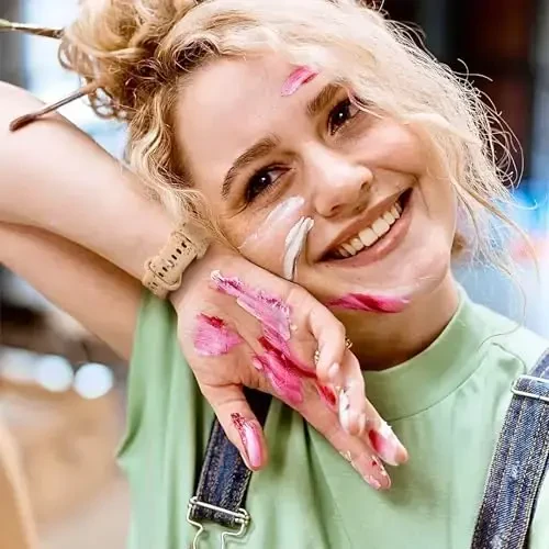 Wepro for Apple Watch Bands 42mm 40mm 41mm 38mm for iWatch Bands for Women Men SE Series 10 9 8 7 3 6 5 4 2 Waterproof Soft Silicone Sport Band Breathable Replacement Strap, MilkTea - 2