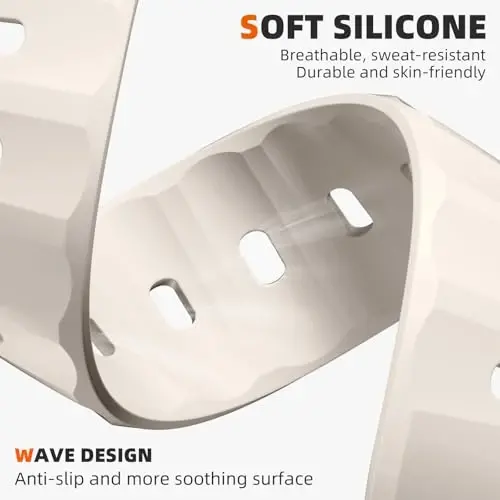 Wepro Sport Bands for Apple Watch Ultra 2/Ultra/Ultra 3 Band 49mm 46mm 45mm 44mm 42mm for Men, Waterproof Soft Silicone Rugged Ocean Breathable Strap for iWatch Series 11 10 9 8 7 SE 6 5 4 3 2 1 - 4