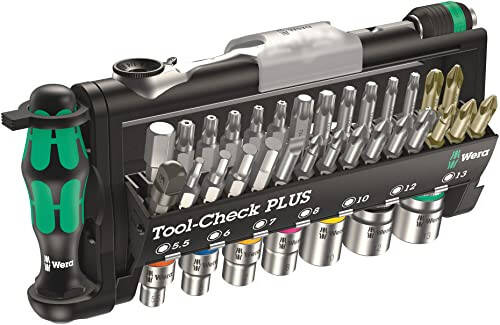 Wera 056490 Tool-Check Plus Bitli Ratchet To'plamı Soqetli - Metrik - 1