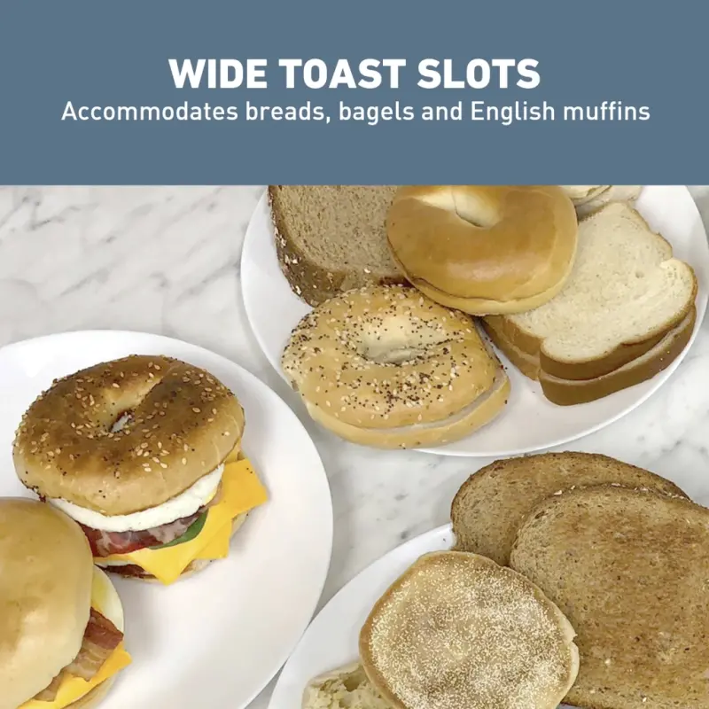 West Bend 2-Slice Breakfast Station Egg & Muffin Toaster, 78500 - 6