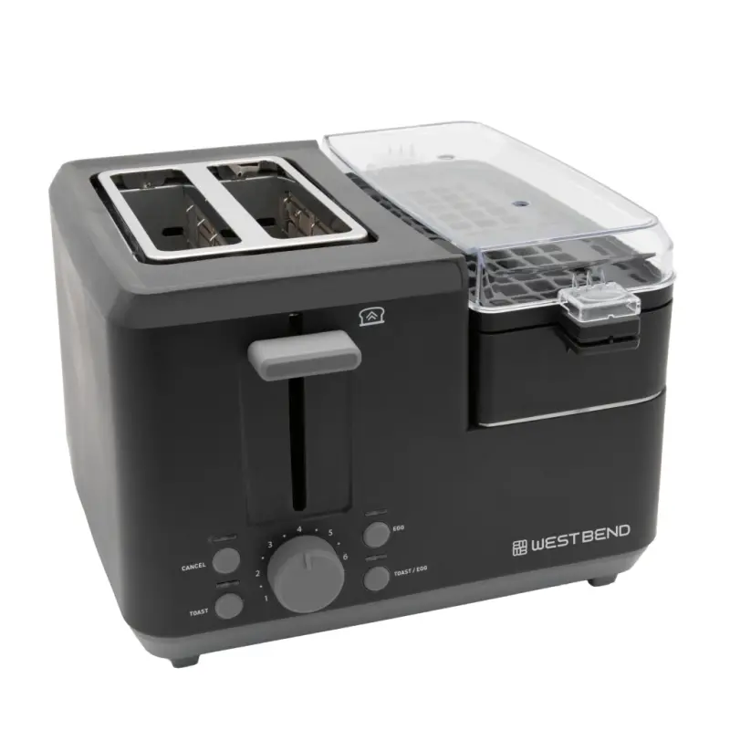 West Bend 2-Slice Breakfast Station Egg & Muffin Toaster, 78500 - 13