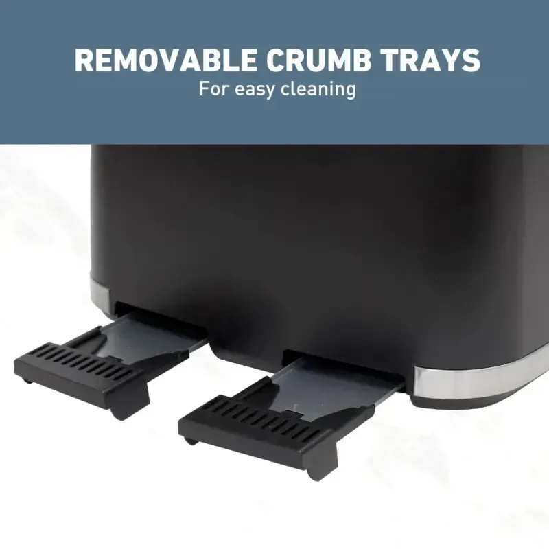 West Bend 4 Slice Toaster, with Extra Wide and Deep Slots - Modazone