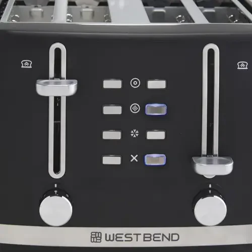West Bend 4 Slice Toaster, with Extra Wide and Deep Slots - 7