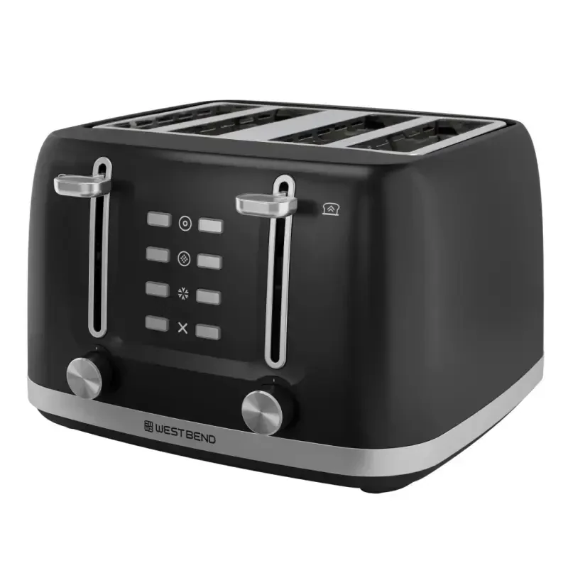 West Bend 4 Slice Toaster, with Extra Wide and Deep Slots - 8