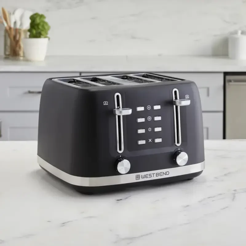 West Bend 4 Slice Toaster, with Extra Wide and Deep Slots - 11