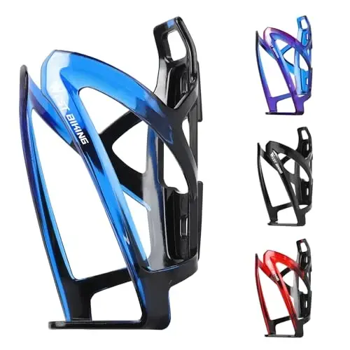 West Biking velosiped suv shishasi qafaslari Ultra-engil chidamli PC velosiped shishasi ushlagichi vintlar bilan asbob, oson o'rnatish velosiped ichimlik krujkasi ushlagichlari MTB yo'l velosipedlari uchun velosiped choynagi 