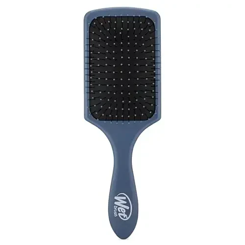 Wet Brush Paddle Detangler Hair Brush, Elemental Blue, Ultra-Soft IntelliFlex Bristles with AquaVent Design, Great For Treatment & Mask Application, Women, Men, Wet, Dry and Damaged Hair 