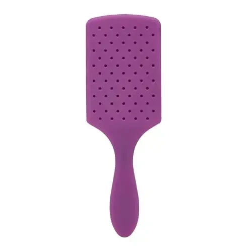 Wet Brush Paddle Detangler Hair Brush, Purple Frost - Ultra-Soft IntelliFlex Detangling Bristles with AquaVent Design - Spread Hair Treatments Evenly - Glides Through Tangles For All Hair Types - 2