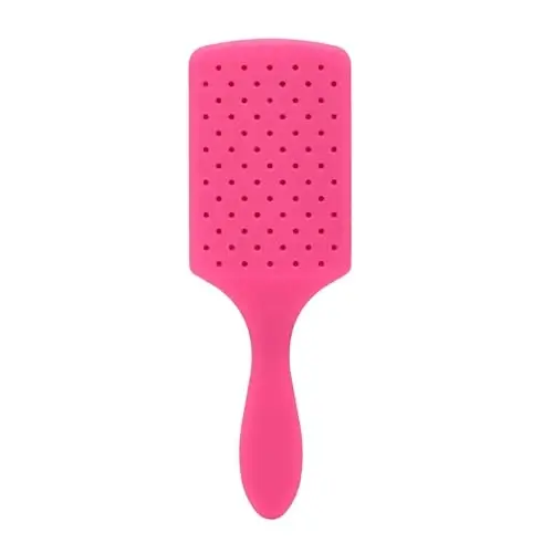Wet Brush Paddle Detangler Hair Brush, Pink Frost - Ultra-Soft IntelliFlex Detangling Bristles with AquaVent Design - Spread Hair Treatments Evenly - Glides Through Tangles For All Hair Types - 2