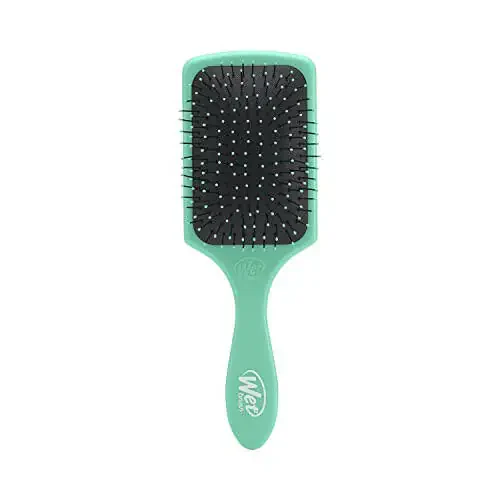Wet Brush Paddle Detangler Soch cho'tkasi, ModazoneExclusive Aqua, AquaVent dizaynli ultra yumshoq IntelliFlex qillari, Muolaja va niqoblar uchun ajoyib, Ayollar, Erkaklar, Nam, Quruq va Zararlangan Sochlar - 5