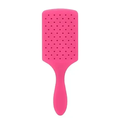 Wet Brush Paddle Detangler Soch cho'tkasi, pushti muz - AquaVent dizayniga ega ultra-yumshoq IntelliFlex sochlarini ochuvchi tuklar - Soch turmagini bir tekisda tarqatadi - Barcha soch turlari uchun chigallarni osonlik bilan ochadi - WET BRUSH (1)