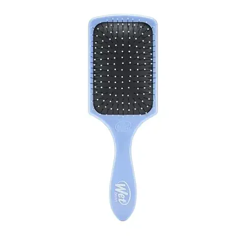 Wet Brush Paddle Detangler Hair Brush, Sky, Ultra-Soft IntelliFlex Bristles with AquaVent Design, Great For Treatment & Mask Application, Women, Men, Wet, Dry and Damaged Hair - WET BRUSH
