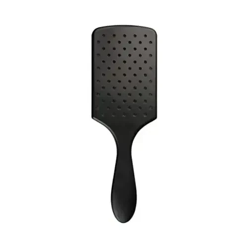 Wet Brush Paddle Detangler Hair Brush, Black, Ultra-Soft IntelliFlex Bristles with AquaVent Design, Great For Treatment & Mask Application, Women, Men, Wet, Dry and Damaged Hair - WET BRUSH (1)