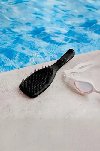 Wet Detangler Black Hair Brush and Comb - 5