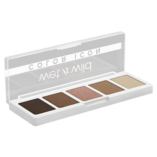 Wet n Wild Color Icon Eyeshadow Makeup 5 Pan Palette, Matte, Shimmer, Metallic, Long Wearing, Rich Buttery Pigment, Cruelty Free - Walking On Eggshells - 5