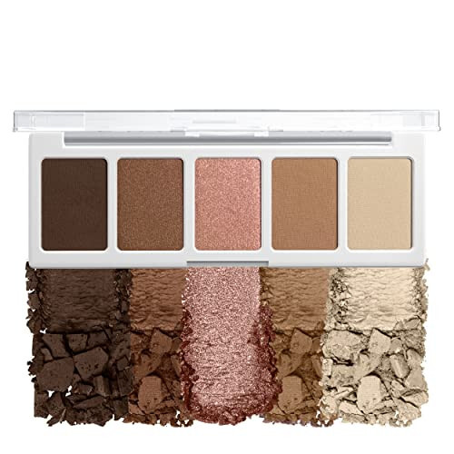 Wet n Wild Color Icon Eyeshadow Makeup 5 Pan Palette, Matte, Shimmer, Metallic, Long Wearing, Rich Buttery Pigment, Cruelty Free - Walking On Eggshells - 6