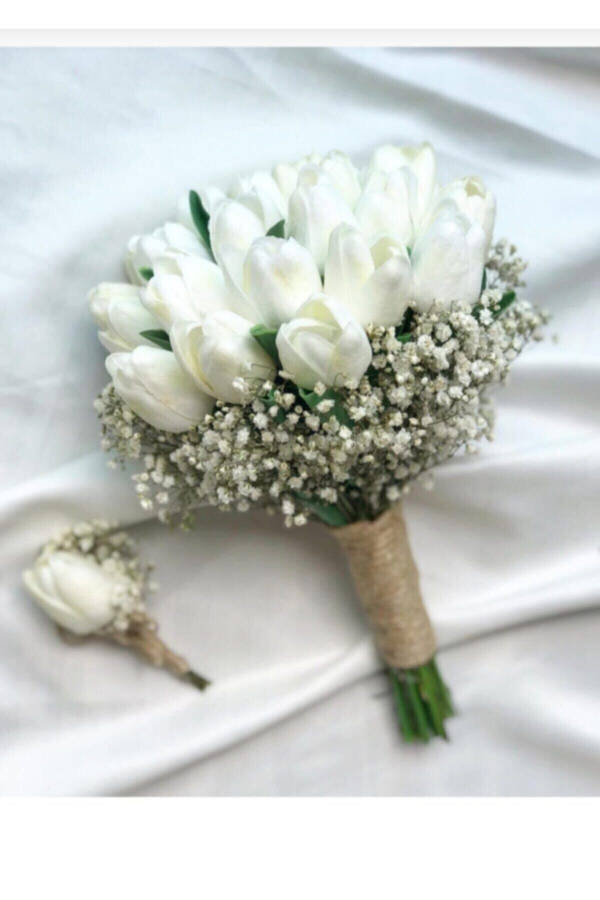 Wet Tulip Bridal Bouquet - 4