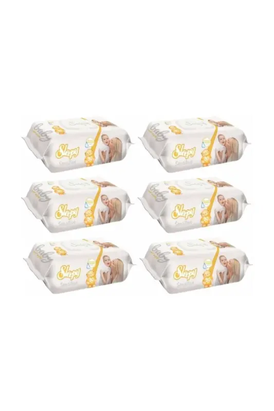 Wet Wipes 90 Sheets 6 Pack - SLEEPY