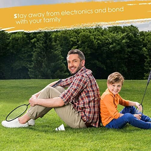 Wettarn 12 Pcs Badminton Rackets with 18 Nylon Badminton, Badminton Racquet Bulk, Shuttle Badminton Set for Adults Teenagers Youth Beginners Advanced Player Backyard Gym Beach Outdoor - 5