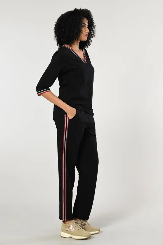 Weweus Black Tracksuit 207-Black - 4