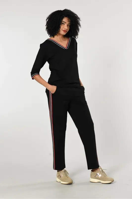 Weweus Black Tracksuit 207-Black - 5