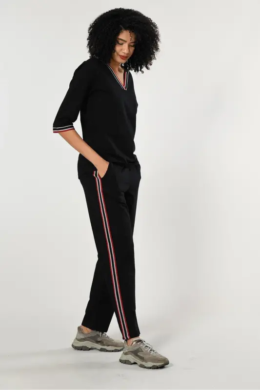 Weweus Black Tracksuit 207-Black - 6