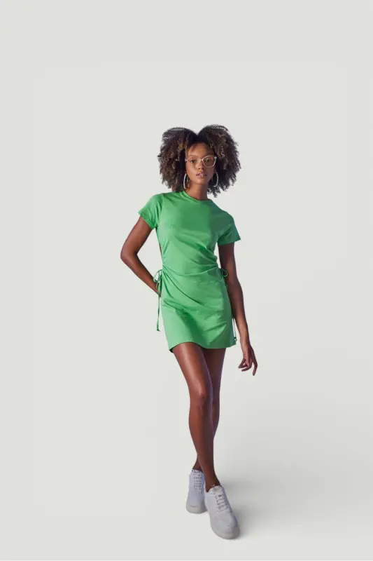 Wex Tshirt Dress Green - 5